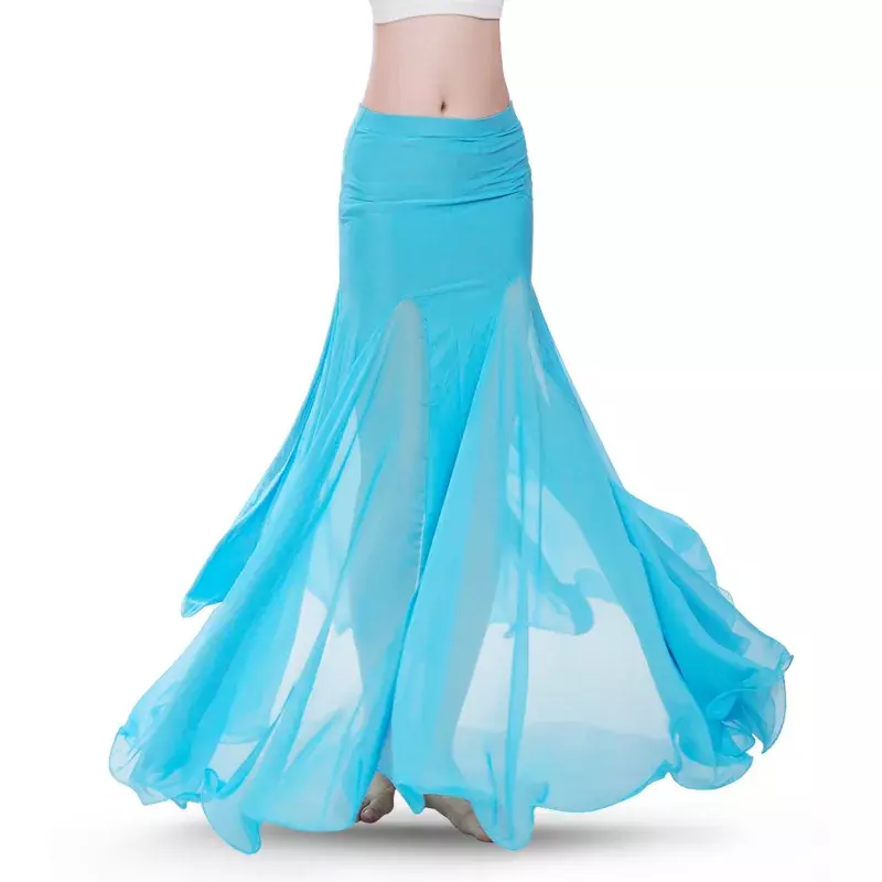 Falda Maxi para mujer, ropa de danza del vientre, faldas de danza del vientre, disfraz, ropa sexy, vestido de baile