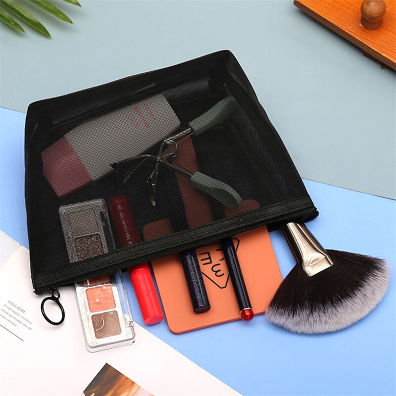 Women Transparent Cosmetic Bags Travel Multifunctional Makeup Case Zipper Make Up Organizer Storage Pouch Toiletry Wash Bag