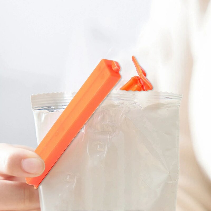 10 Pieces/Batch Portable New Kitchen Storage Food Snacks Sealed Bag Sealed Bag Sealing Clip Plastic Tool