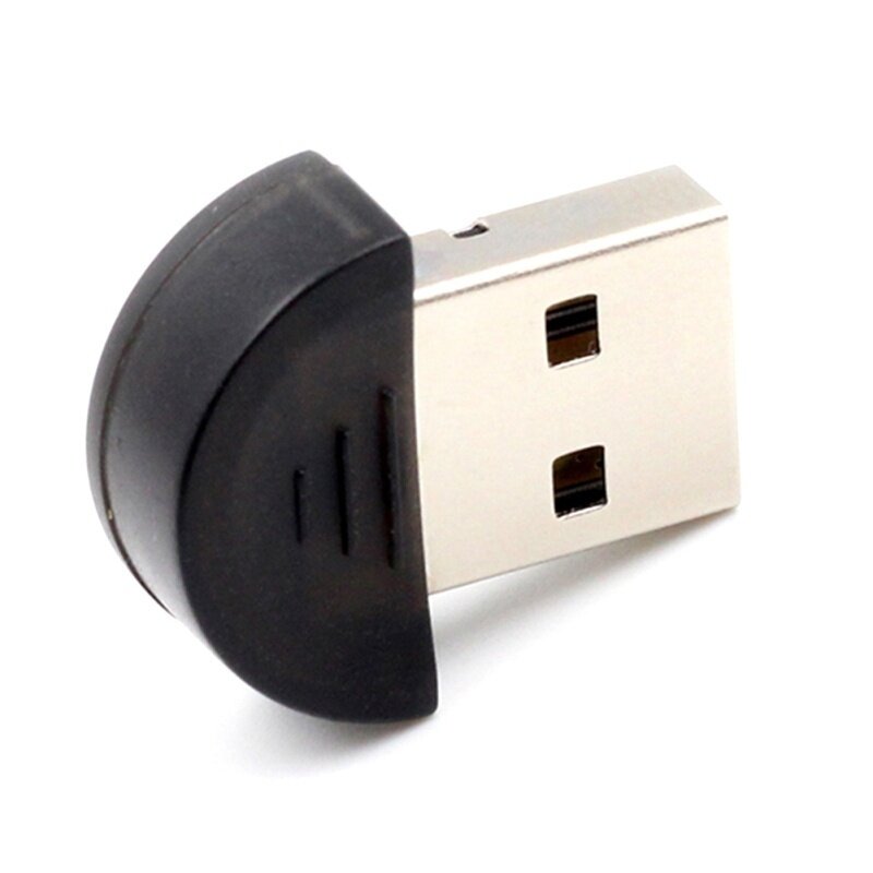Mini USB 2,0 Bluetooth V2.0 Dongle transmisor adaptador inalámbrico para PC Windows (Color: negro)