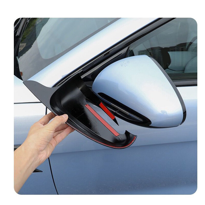 2ชิ้นสำหรับ BYD Seal ATTO 4 2022 2023 2024กระจกมองหลังรถยนต์กระจกมองหลังกระจกมองหลัง Lis pigura กระจกด้านข้างหมวกอุปกรณ์เสริม