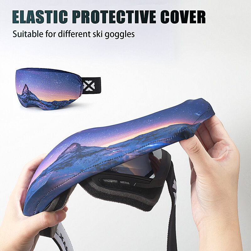 MAXJULI Goggle Abdeckung Mikrofaser Schutzbrille Schutz, Ideal für Schnee Ski Brille Schützen Scratch staubdicht 3000