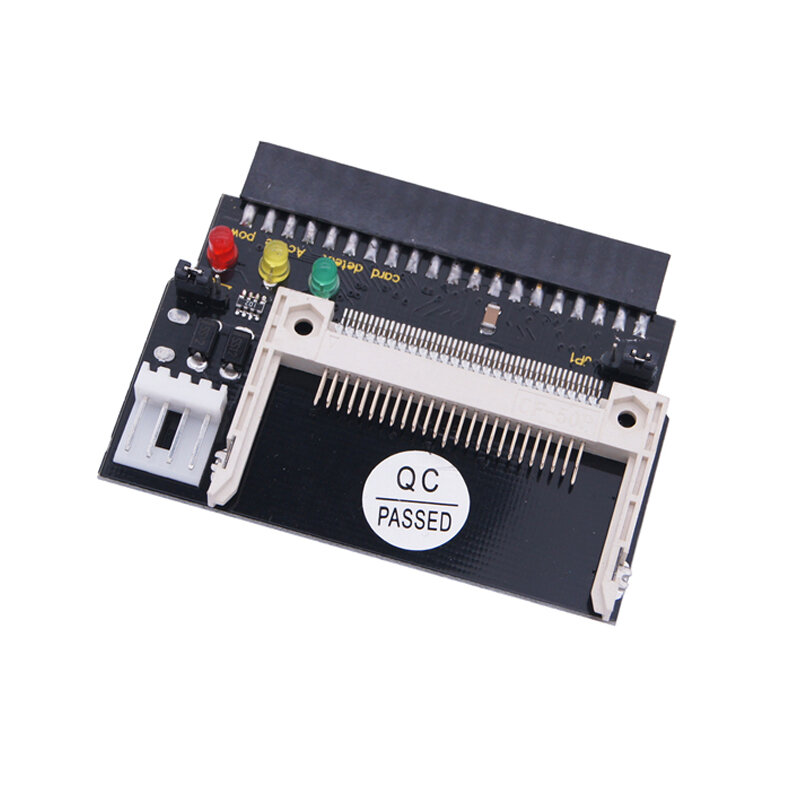 Conector CF a IDE de 3,5 pulgadas, adaptador de tarjeta Flash compacto, convertidor de placa elevadora para PC de escritorio, 40 Pines, macho a IDE hembra