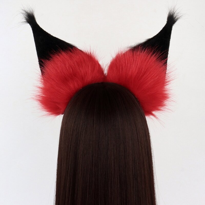 Headbands Student School Performances Hairband Easter Wolf Ear Hair Hoop Drop Shipping