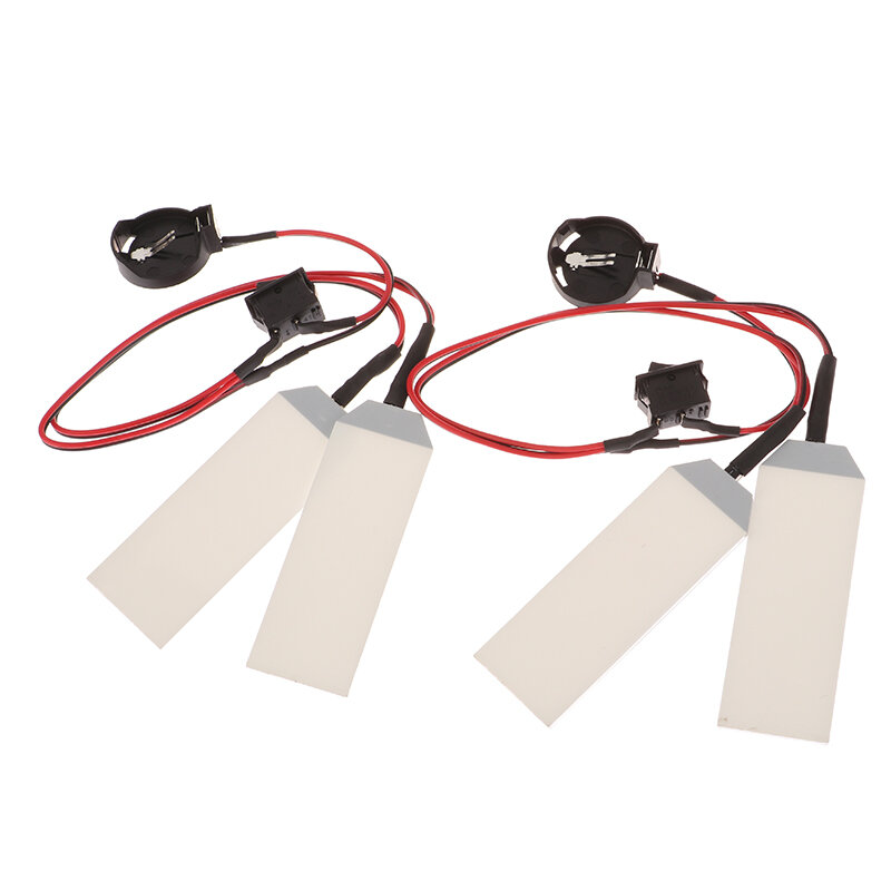 Flexible Bendable DIY LED Light Eyes Kits For Helmet Mask Eye Light Cosplay Accessories CR2032 Input