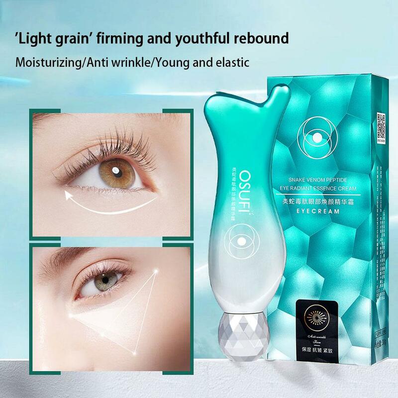 30g Snake Peptide Eye Cream Anti-Wrinkle Anti Aging For Dark Circles Eye Bags Fine Lines Eye Serum Tightener U0D0