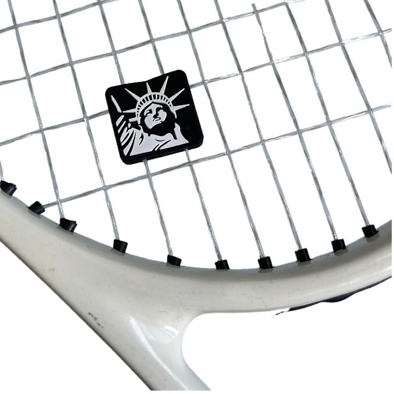 Almohadilla de choque para raqueta de tenis, amortiguador de silicona, absorción de impacto, personalidad