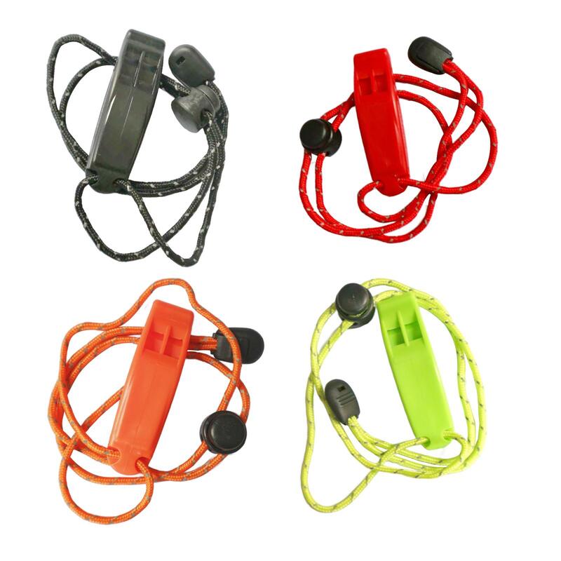 Portable Lightweight Soft Sports Whistle, Rope Whistle, Loud Keychain para exterior, treinamento, camping, crianças