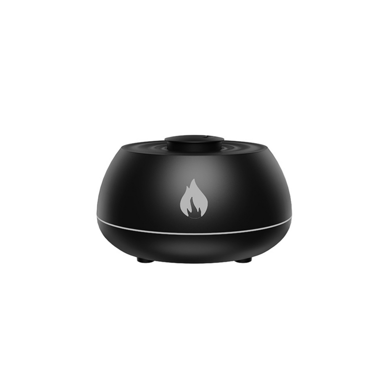 Diffusore umidificatore d'aria casa ultrasuoni Mist Maker Fogger Oil Difusor Color Lamp Purifier Black