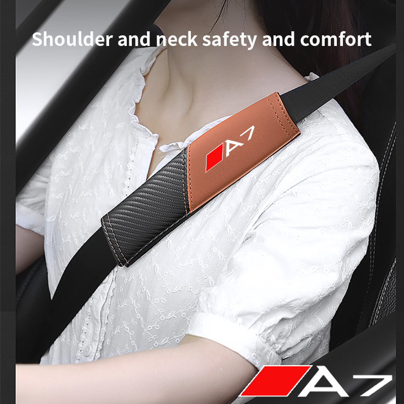 1 pz copertura della cintura di sicurezza dell'auto spalline accessori interni per Audi A7