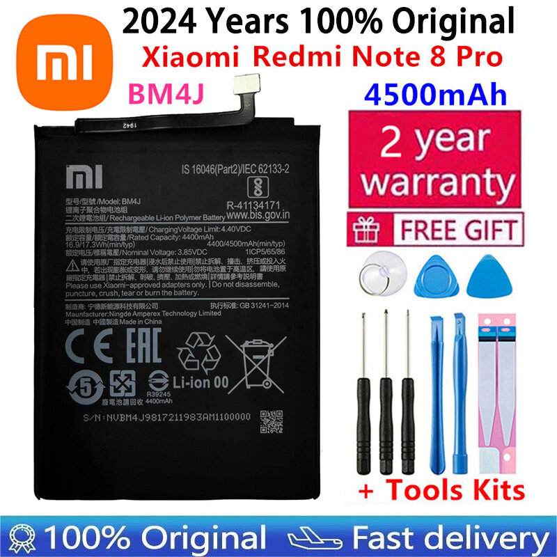 Оригинальный аккумулятор для Xiaomi Mi Redmi Note Mix Max 2 3 K20 A2 A3 3S 3X 4 4X 4A 5 5A 5S 5X M5 6 6A 7 7A 8 8T 9 9T SE Pro Plus Lite