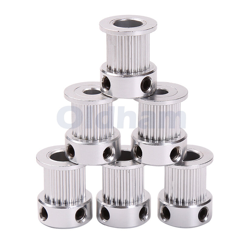16 teeth 2GT Timing Pulley Bore 3/3.17/4/5/6/6.35mm for GT2 Open Synchronous belt width 6/10/15mm Small backlash 16Teeth 16T