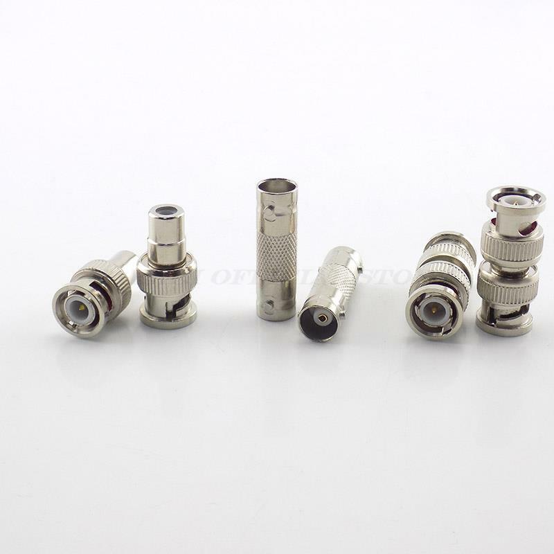 F/F F/M M/M RCA Connector Female Male BNC Adapter Jack Plug Bnc Injector for System CCTV Camera Accessories