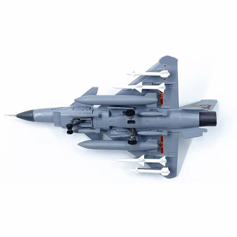 Fundición a presión de J-10 chino, caza jet 1:144, modelo de aleación de plástico, colección de simulación, regalo para hombres