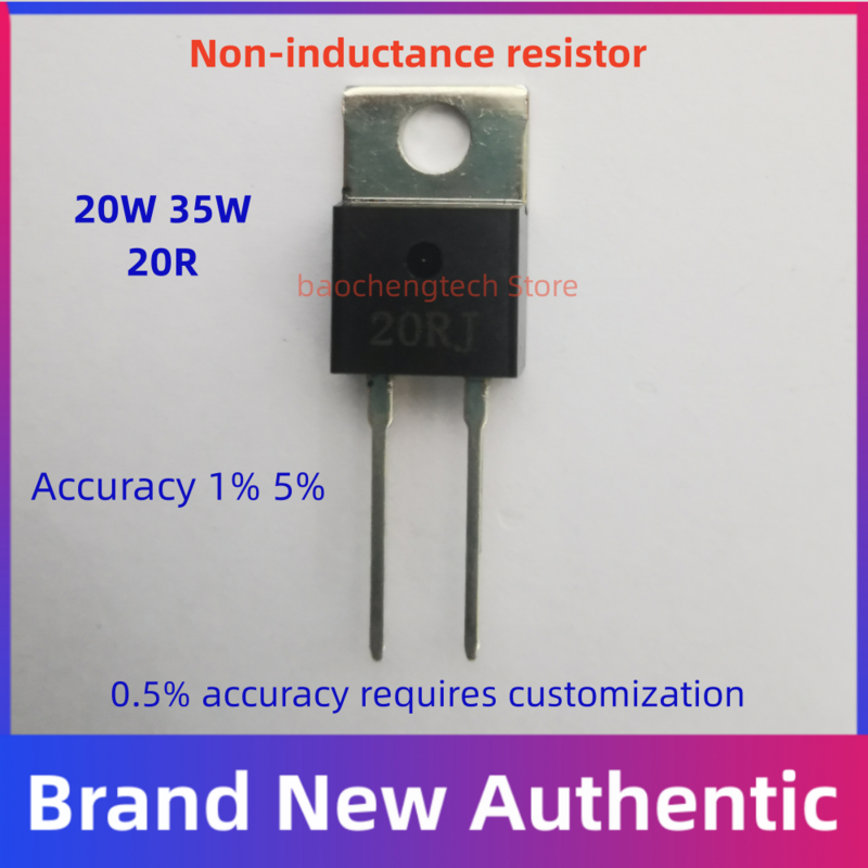 20WATT 20R Thick film non-inductance resistor 35WATT 20Ohm High power precision  Accuracy  0.5%  1% 5% RTP20 RTP35   TO220