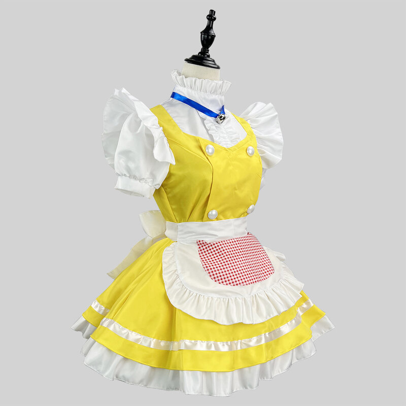 Plus Size 5XL Madi Cosplay Costumes Yellow Apron Lolita Dress Party Japanese Animation Show Lovely Princess Outfits Clothes