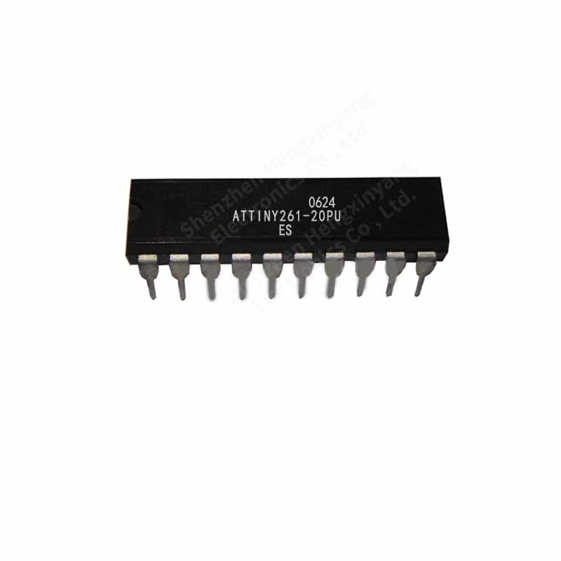 Chip microcontrolador DIP-20, paquete de 5 piezas, ATTINY261-20PU