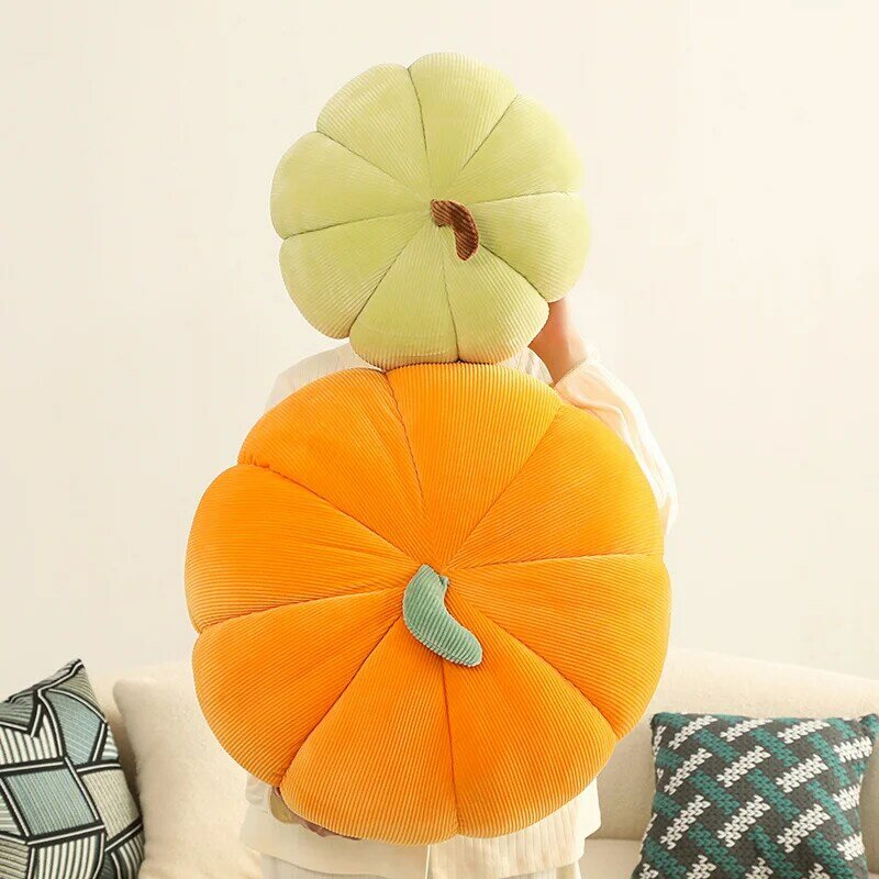 6 Colors 18-55cm Pumpkin Plush Toy Cartoon Soft Stuffed Plushies Throw Pillow Cushion Anime Soft Kids Toys Halloween Decor Gifts