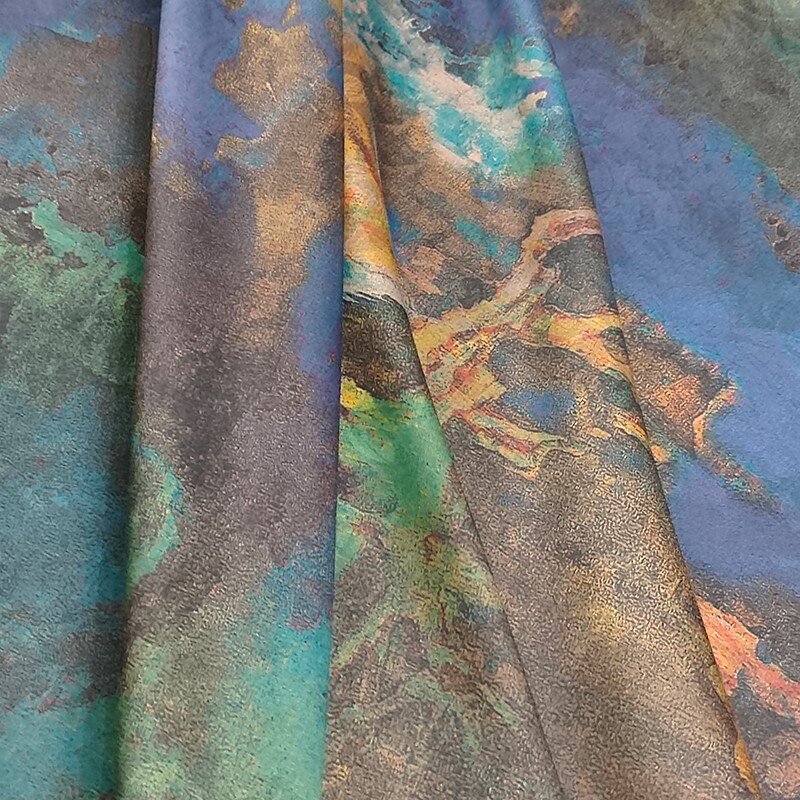 تنورة واقية من الساتان الثقيل من حرير البحيرة ، قماش التوت البري ، قماش شيونغسام ، 40 متر