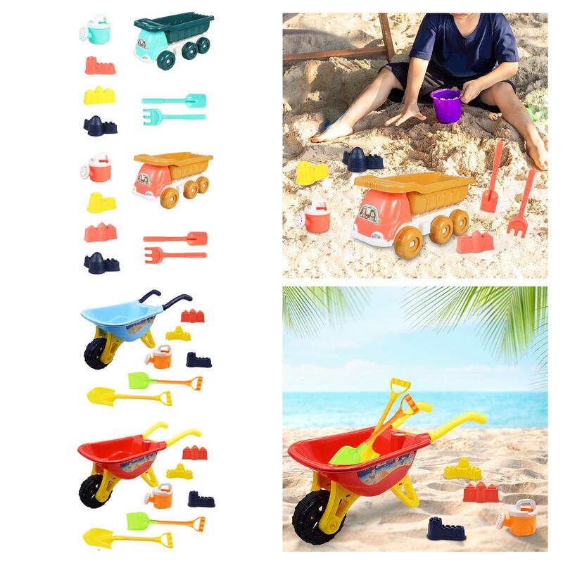 砂のビーチおもちゃショベルホイール手押し車ガーデニングツール子供用ガーデニングツールセット海辺の屋外ガーデニング女の子男の子