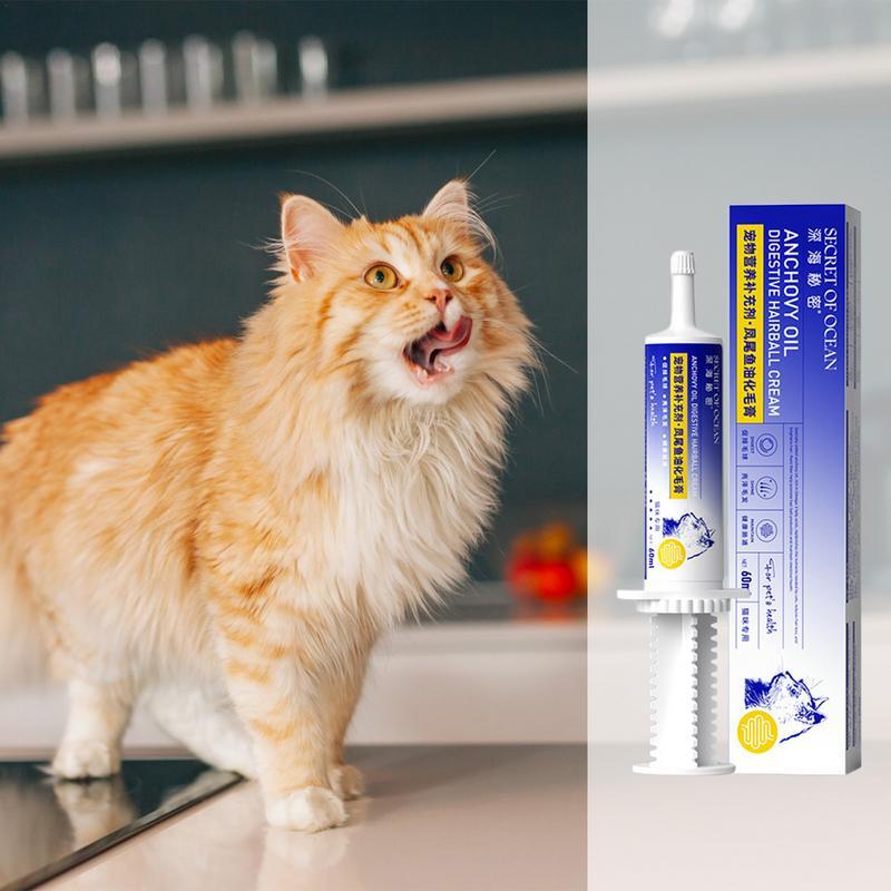 Гель Hairball для кошек, пищевая добавка, пищевая добавка для кошек, натуральный и Питательный гель для контроля волос