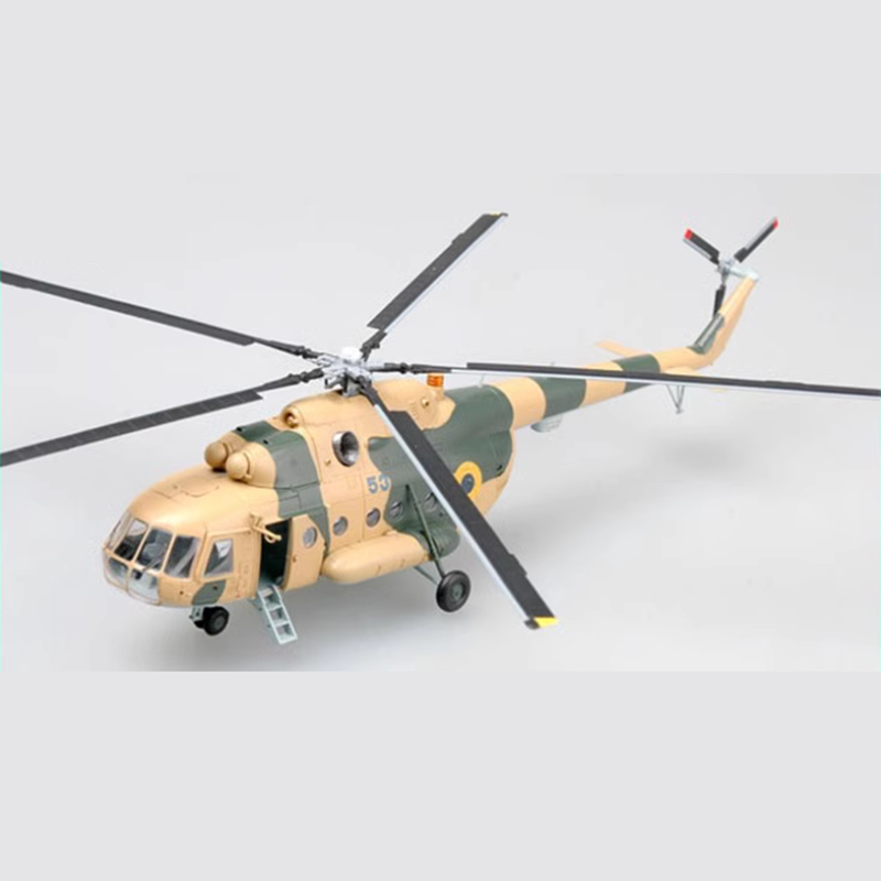 MI-8T Hippo Helicopter Plastic Model 1:72 Scale Toy Gift Collection Simulation Display Decorative Men's Gifts