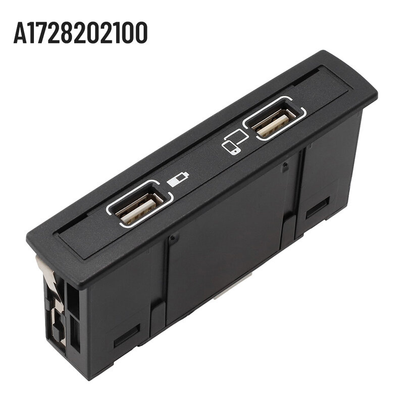 1 pz prese USB cruscotto in plastica nera per Mercedes CLS classe A GLA CLA GLE codice A1728202100 accessori auto