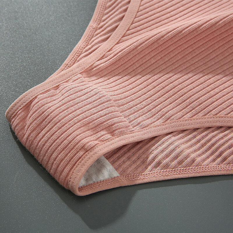 女性のための快適な綿のパンティー,ローウエストの下着,V字型のブリーフ,女性のためのランジェリー