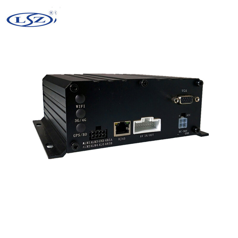4 channel coaxial ahd on-board video perekam hard disk mdvr bus/truk monitor host