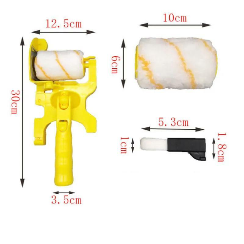 Professional Multifunctional Paint Roller Replacement Paint Edger with Brush Tool for Clean Cut Home Room Wall Ceilings