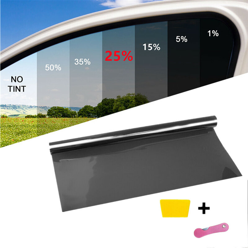 Uncut Roll Window Tint Film, Isolamento Polarizado Sunshade para Carro, Home Office Glass, 300cm