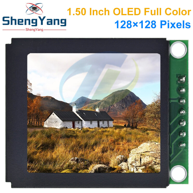 1.5" 1.5 inch Full Color OLED Screen LCD LED Display Module 128x128 SPI Serial Port Interface SSD1351 Controller 128*128