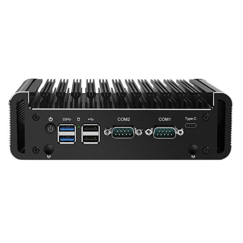 Elkhart Lake Celeron J6413 Quad Core Firewall Micro Apparaat Mini Pc, Nano Pc, router Pc Met 4 * RJ45 2.5GBE Poort AES-NI Pfsense