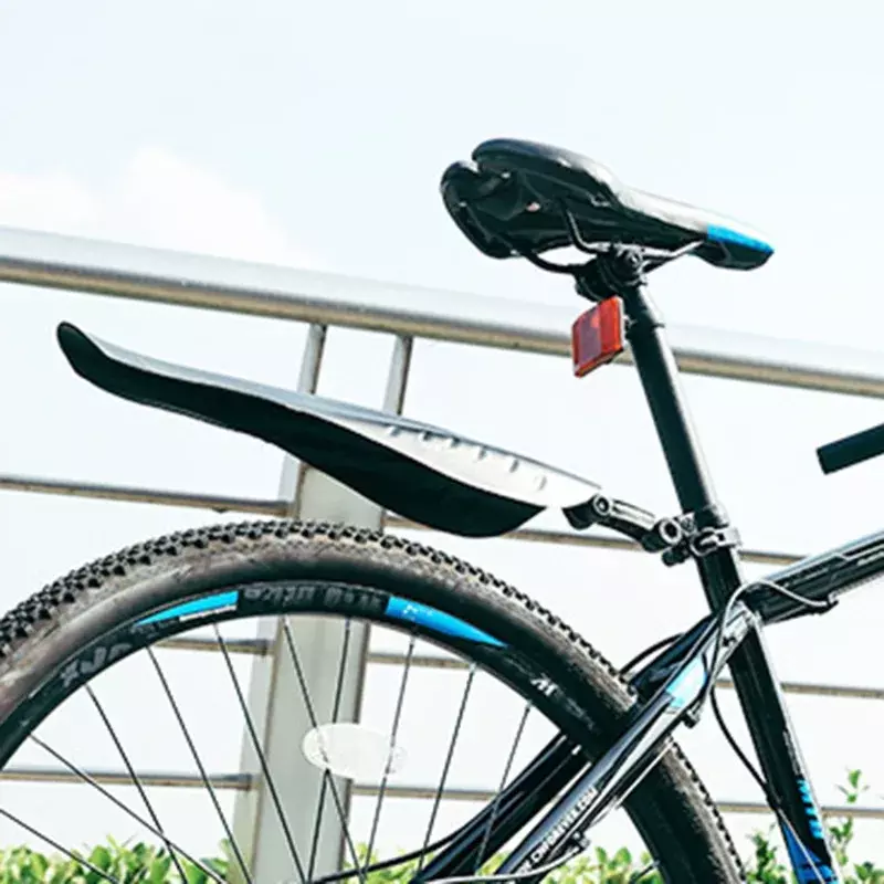 Garde-boue arrière en plastique PP souple pour vélo, accessoire de protection contre les éclaboussures, épais, adapté aux vélos, VTT