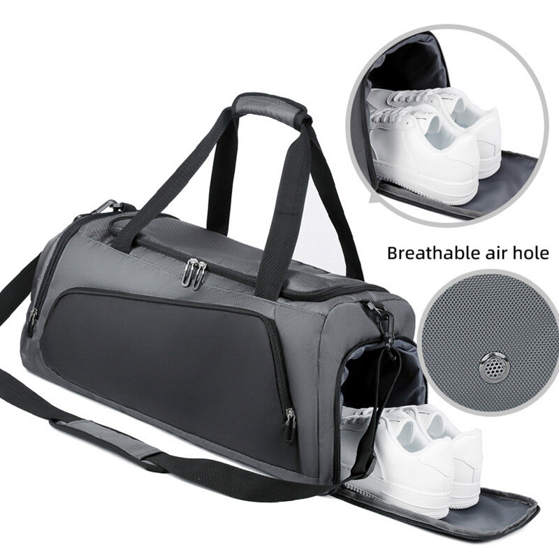Дорожная сумка с большой емкостью, для сухой и влажной разлуки, для спорта на открытом воздухе, для фитнеса, сумки для мужчин и женщин, спортивные сумки, водонепроницаемая обувь с карманом Y70A