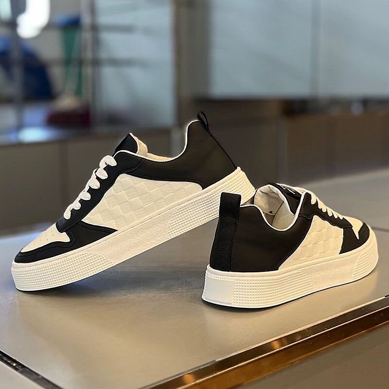 Men Running Shoes 2024 New Comfortable Trend Board Shoes for Men Fashion White Casual Leather Men‘s Sneakers Men Casual Shoes