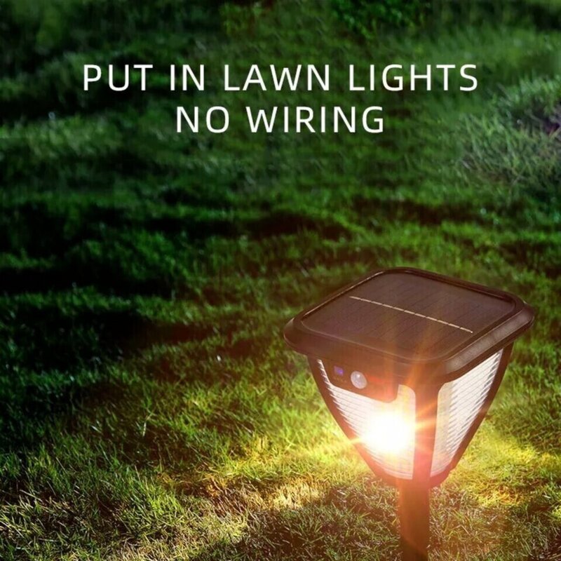 Luces solares con Sensor de movimiento para exteriores, luz de pared impermeable para jardín, patio, calle