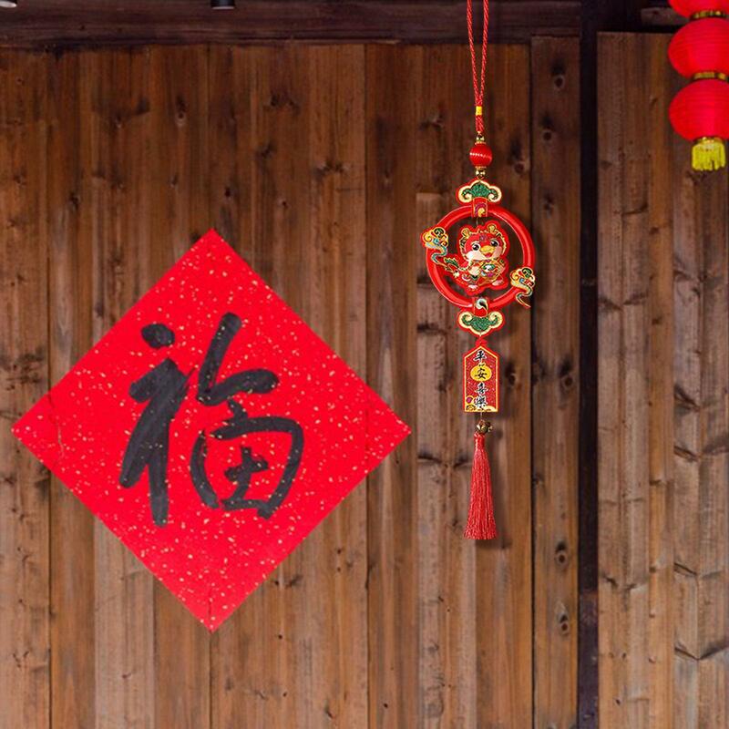 2024 decorazione di capodanno Festival di primavera anno lunare puntelli per foto ornamenti ciondolo per porta di festa di inaugurazione della casa della festa d'ingresso