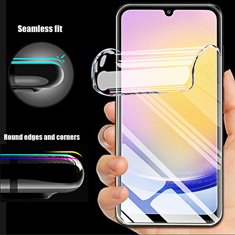 Гидрогелевая пленка 4-1 шт. для Samsung Galaxy A25 A15 A35 A55 A05 A05s A54 A34 A24 A14 A04s, Защитная пленка для экрана, без стекла