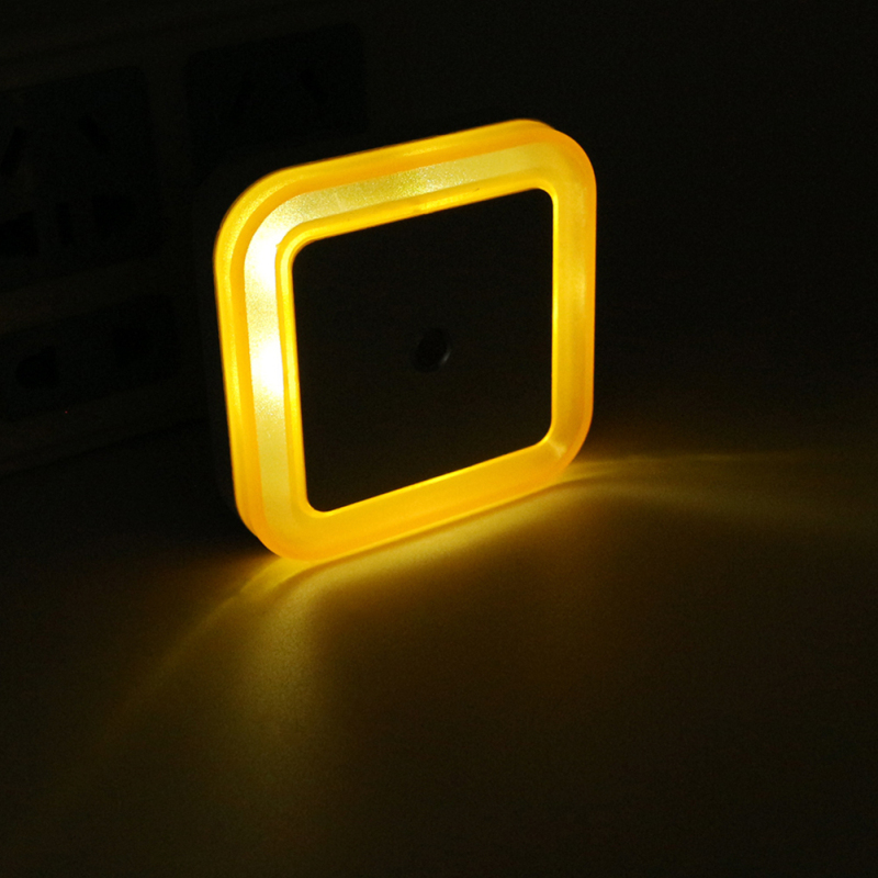 US ปลั๊ก LED Light Induction Sensor LED Night Light Smart Home Night Light สำหรับห้องนอนเด็กโคมไฟกลางคืน