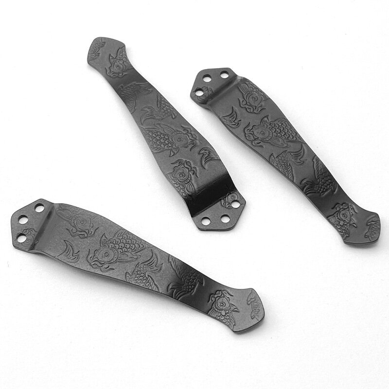 Clip tascabile in lega di titanio portatile Koi Deep Carry Back Clip per ZT/Emerson CQC CNC Pocket Clip Tool
