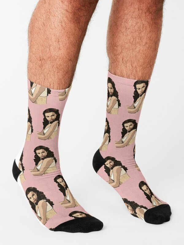 Scarlett O'Hara Pattern Socks Warm Socks