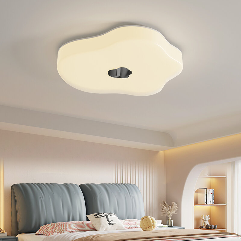 Plafoniere moderne di colore cromato lampada da camera da letto principale LED semplice protezione degli occhi lampada da camera per bambini luci decorative per camera da letto