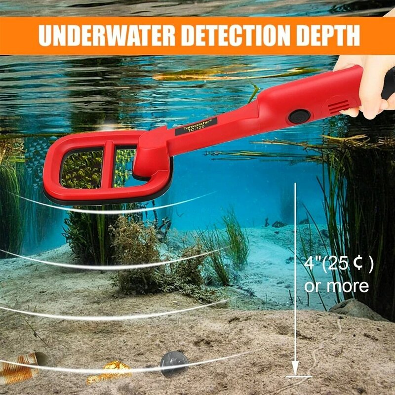 Détecteur de métaux sous-marin, pointeur d'impulsion, induction, plongée, détecteur de métaux étanche, détecteur de métaux tenu dans la main