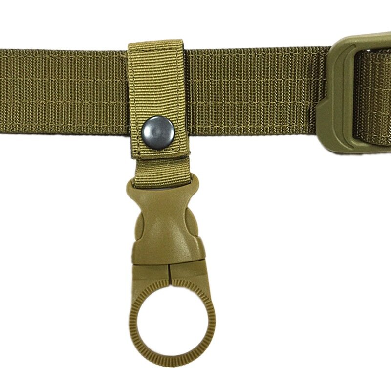 Webbing Buckle Hook Water Bottle Holder Clip Outdoor Nylon EDC Climb Carabiner Belt Backpack Hanger Camp Carabiner Belt Clip