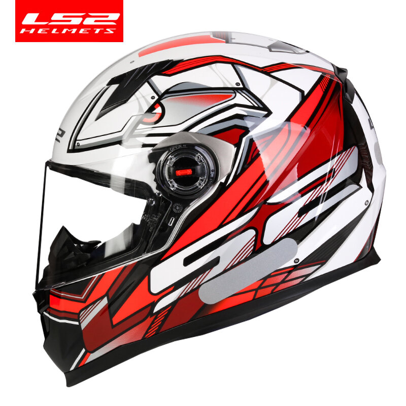 LS2 FF358 Volledige Gezicht Moto Rcycle Helm Hoge Kwaliteit Ls2 Brazilië Vlag Capacete Casque Moto Helm Ece Goedgekeurd Geen Pomp