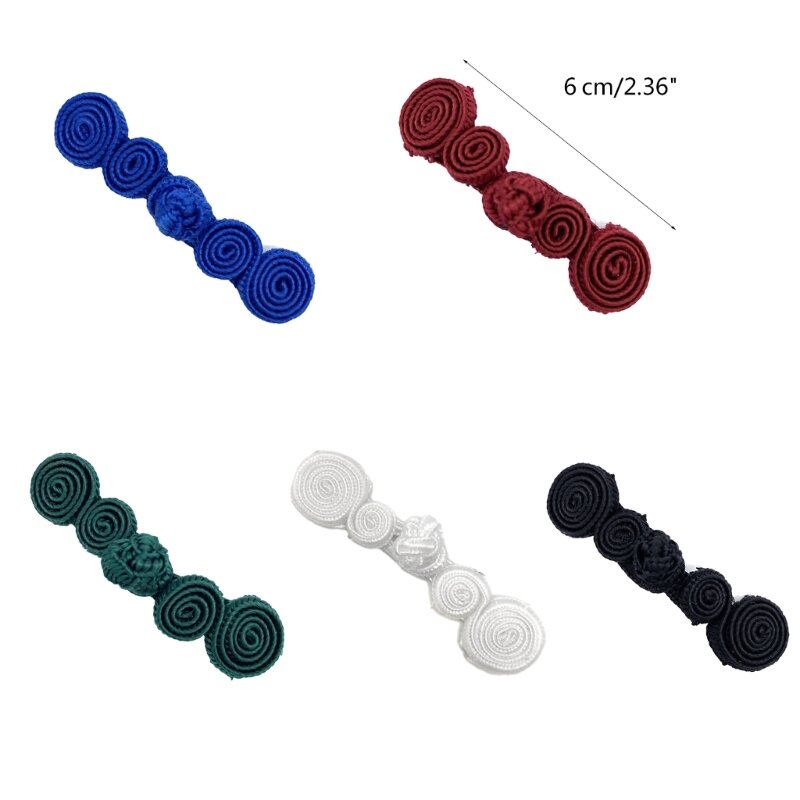 Y166 Traditional Chinese Knot Buttons Cheongsam Fastener Closures DIY Sewing Costume