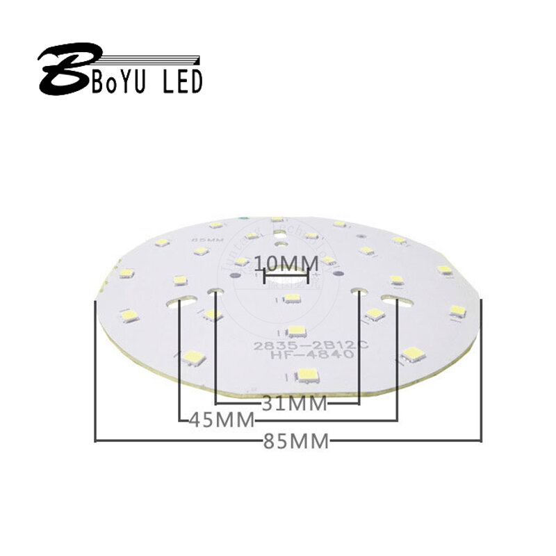 High-power 24W light board UFO light Gao Fu handsome bulb light 5730 retrofit light board spot 300MA current light board
