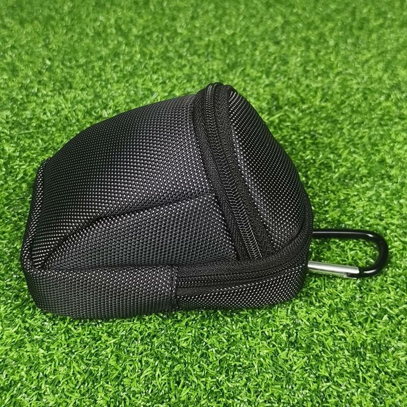 Golfball tasche Mini-Golfball tasche Tragbare Golfball-Trage tasche mit Haken Golf wagen zubehör für Männer Frauen hält 2 Standard