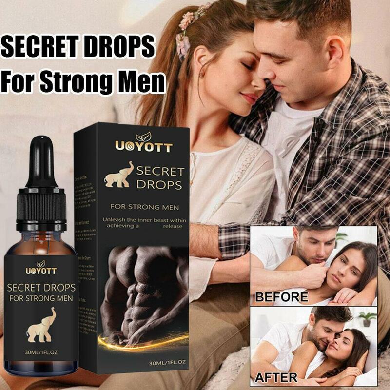 Gotas secretas poderosas masculinas, Aumentando a sensibilidade, Liberação de estresse e ansiedade, Feliz, Forte, 30ml, 1 pc, 2 pcs, 3 pcs, 5pcs